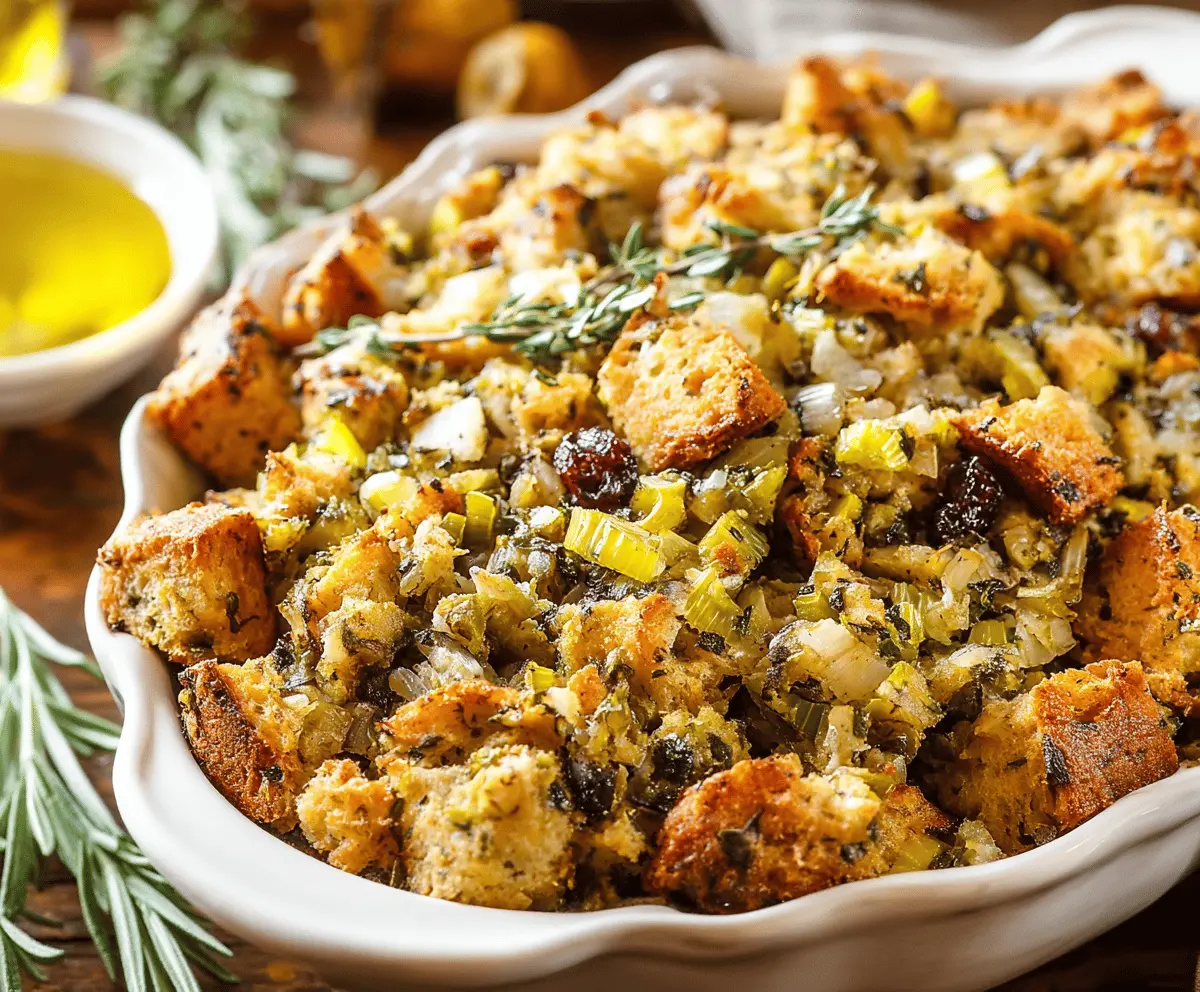 Easy Thanksgiving Stuffing Recipe