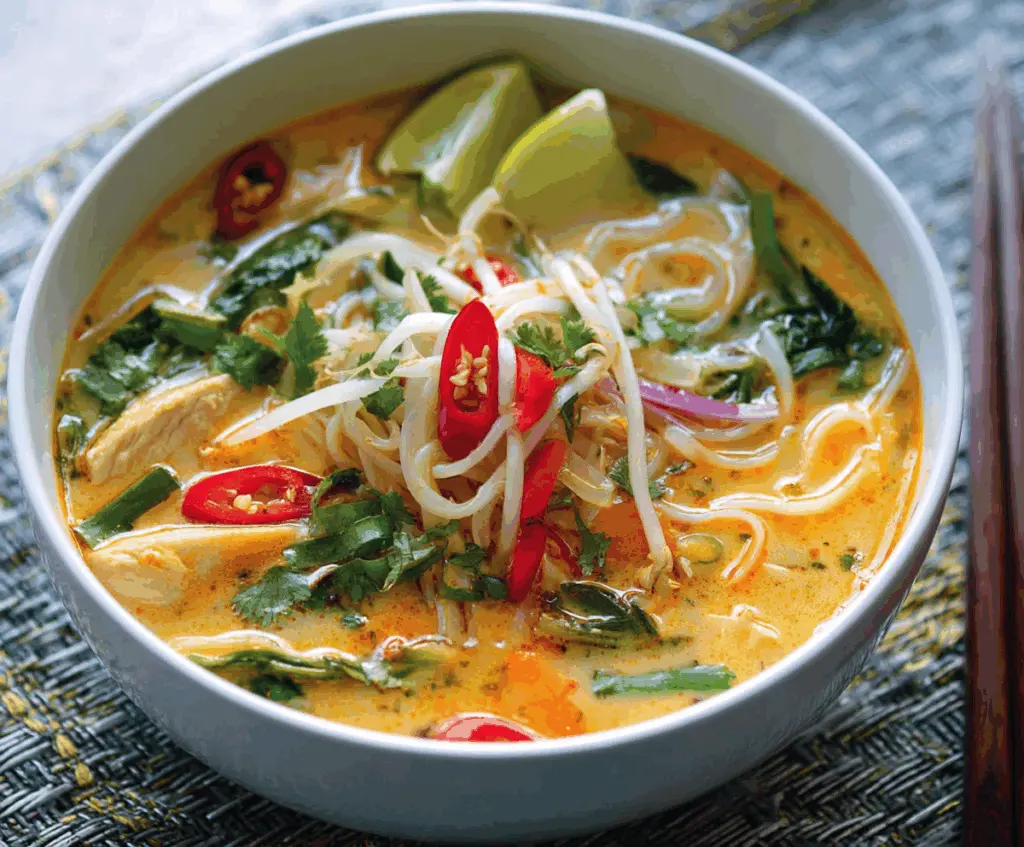 Thai Curry Chicken Noodle Soup