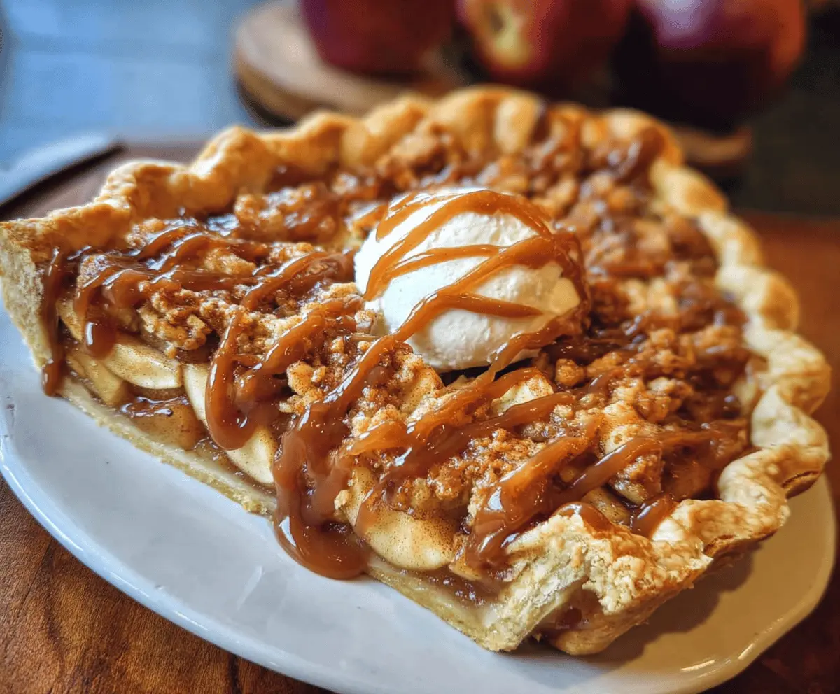 Easy Toffee Apple Pie Recipe