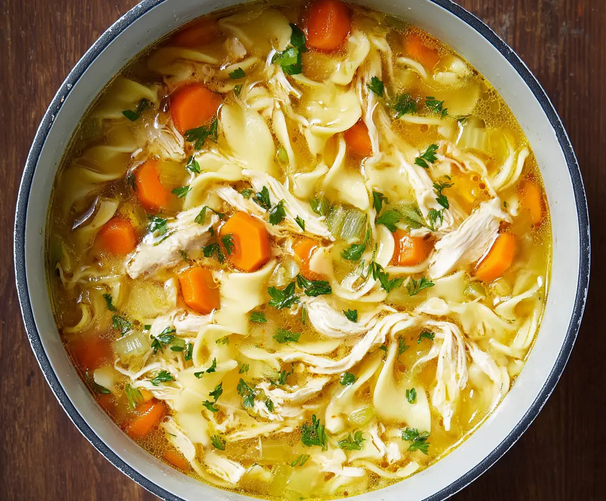Classic Homemade Chicken Noodle Soup