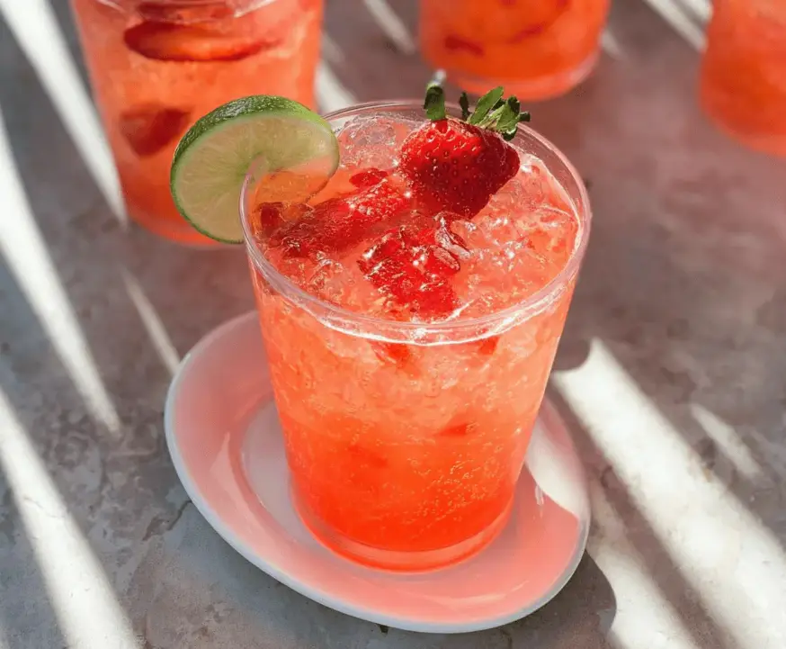 Strawberry Tequila Soda Ingredients