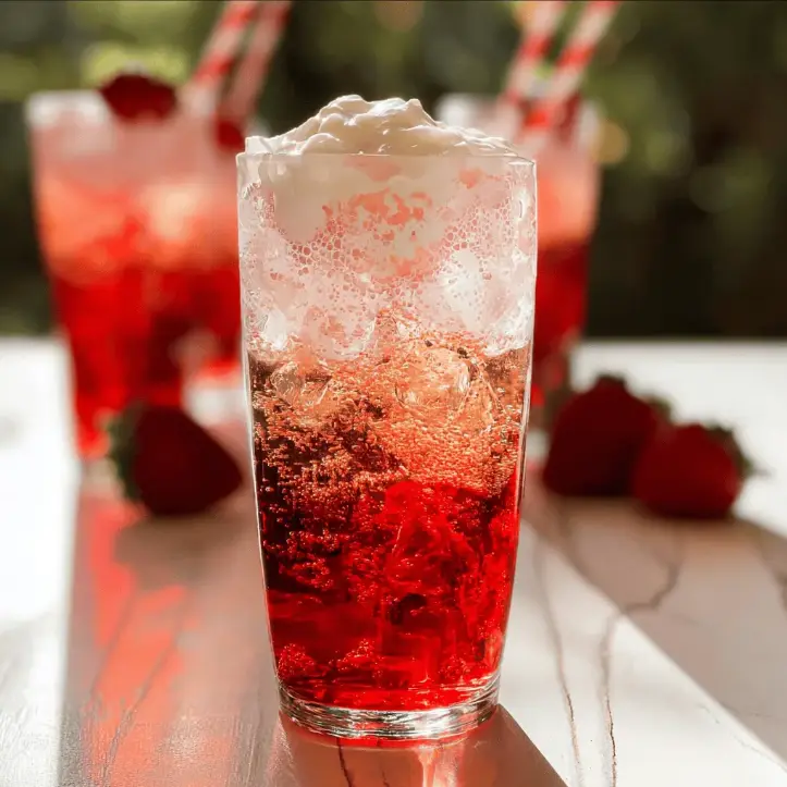 Italian Cream Soda with Homemade Fruity Syrups