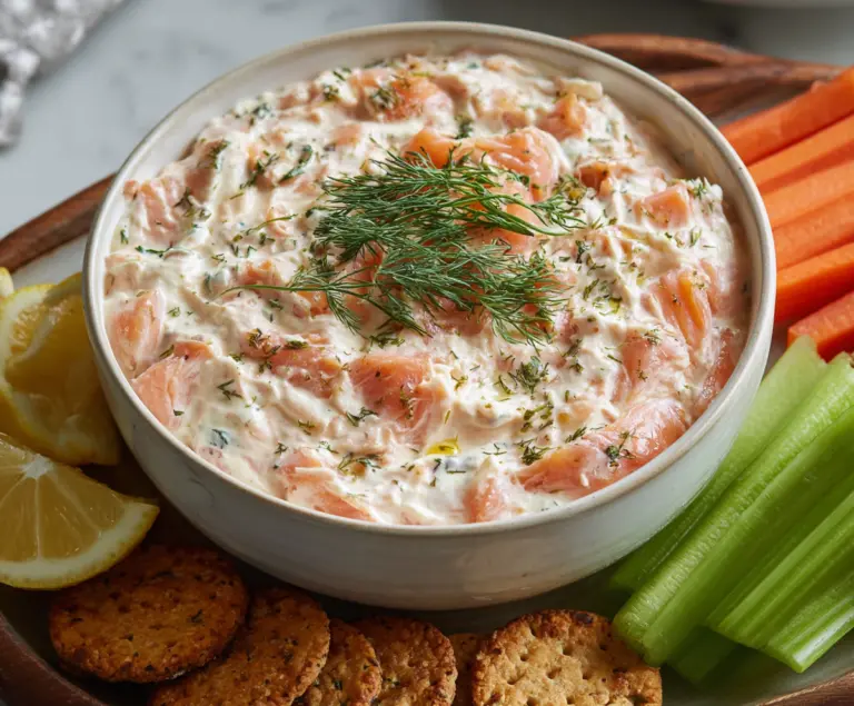 Creamy Smoked Salmon Dip with Fresh Lemon