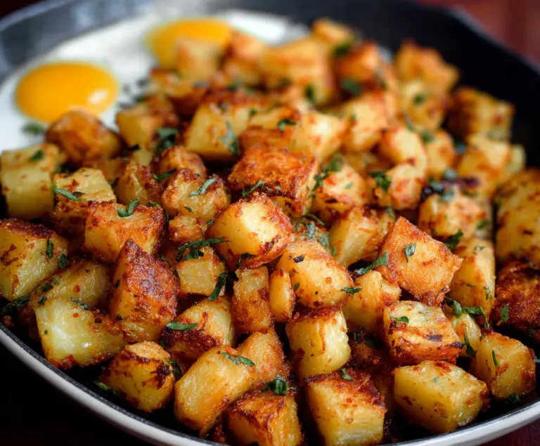Crispy breakfast potatoes