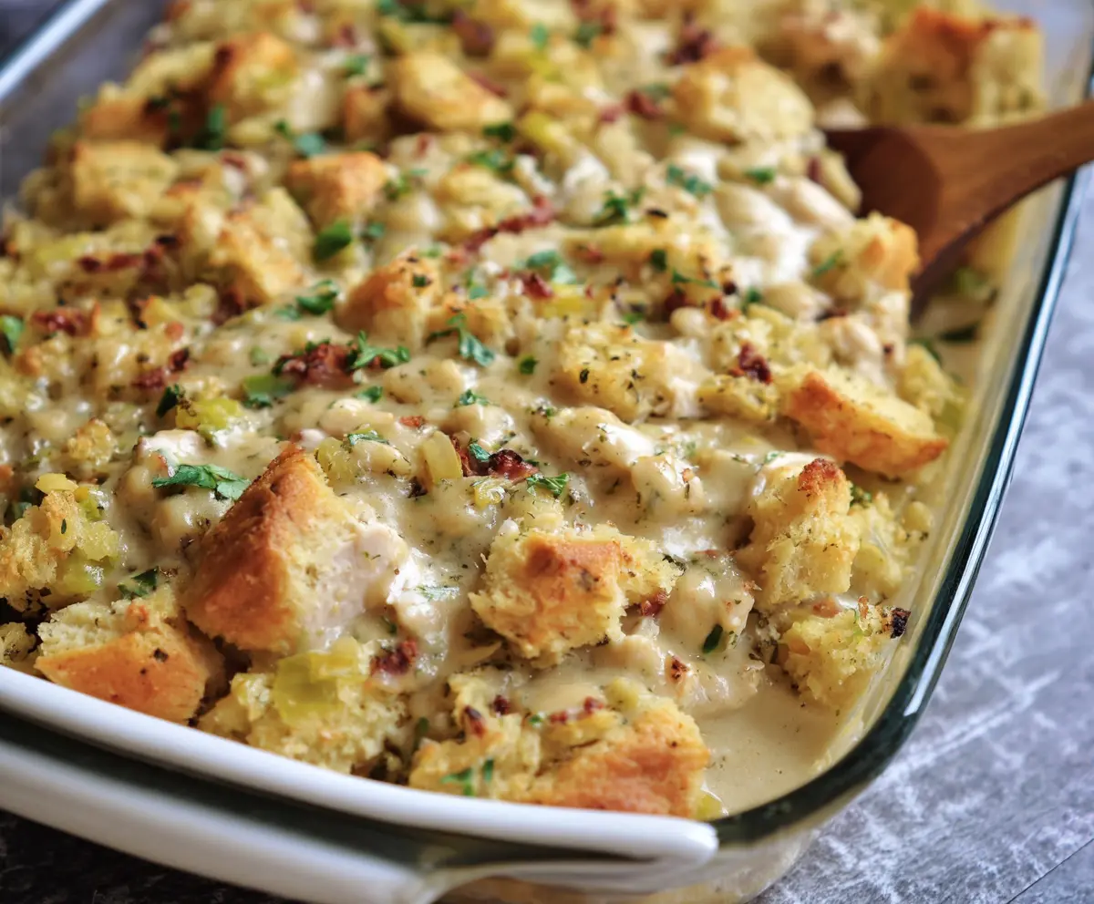 Easy Chicken Stuffing Bake Recipe