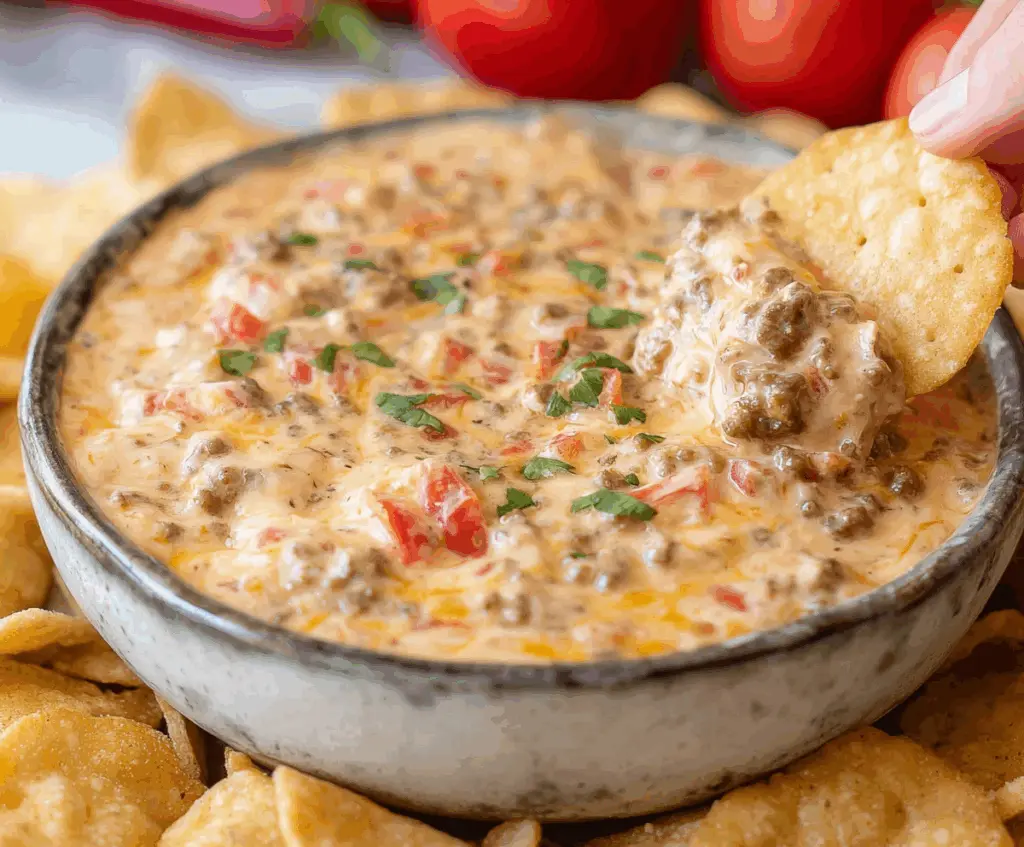 Easy Rotel Dip With Sausage