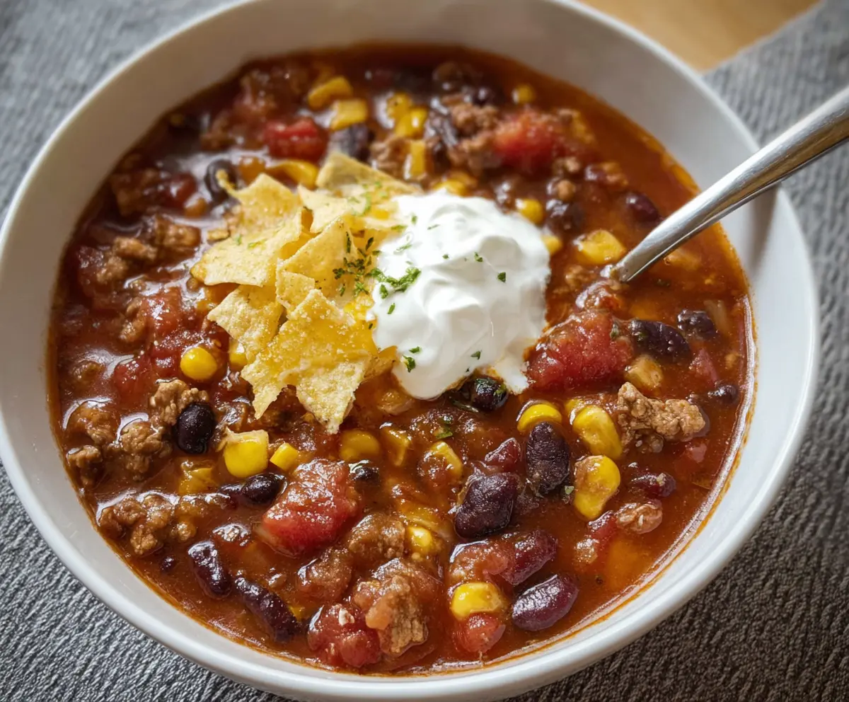 Easy Taco Soup Recipe