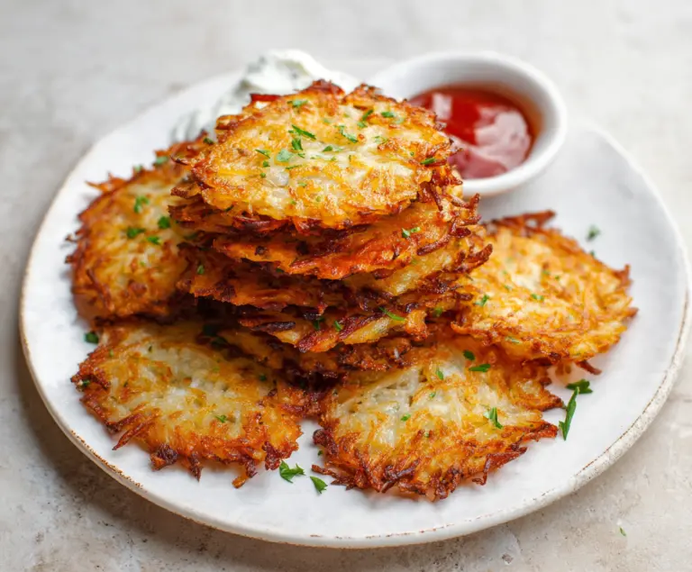 Healthy Low Calorie Crispy Hashbrowns