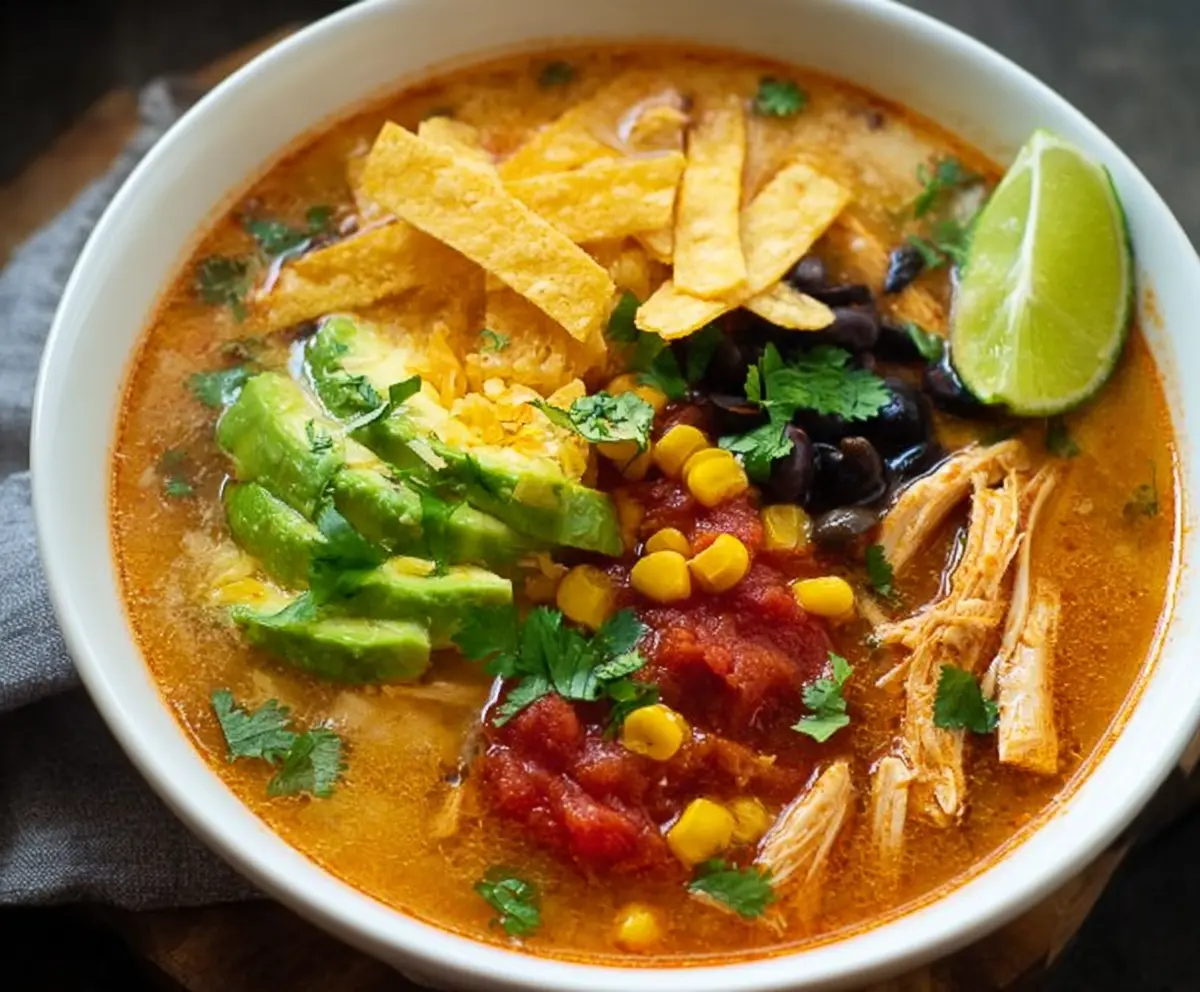 Easy Homemade Tortilla Soup Recipe