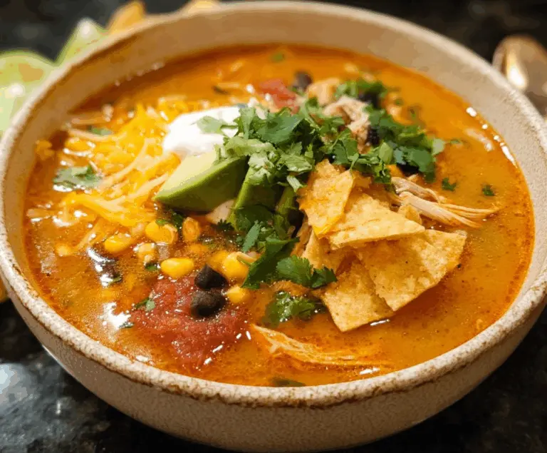 Homemade Tortilla Soup