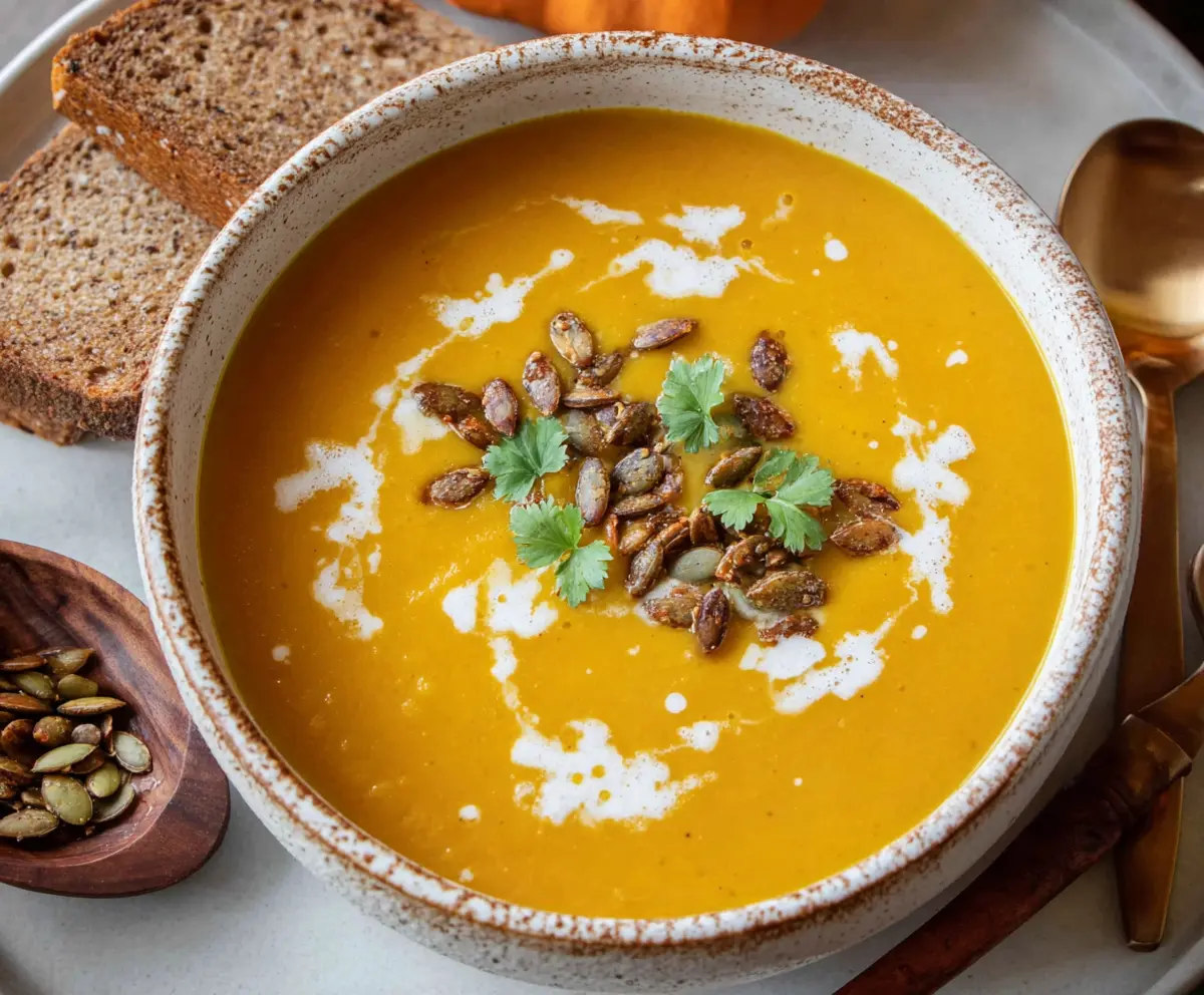 Easy Roasted Butternut Squash Soup