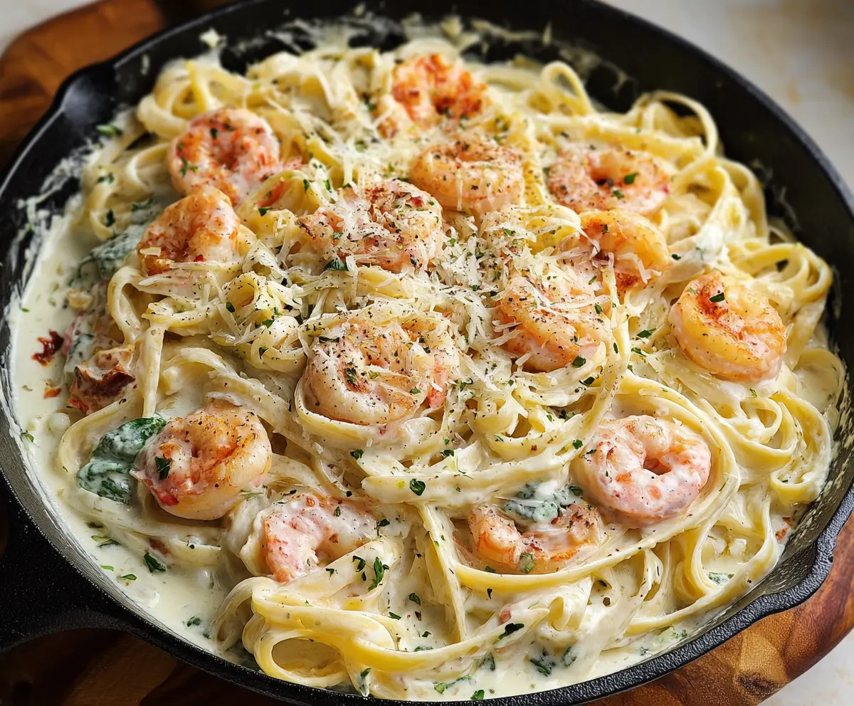 Creamy Shrimp Alfredo Recipe