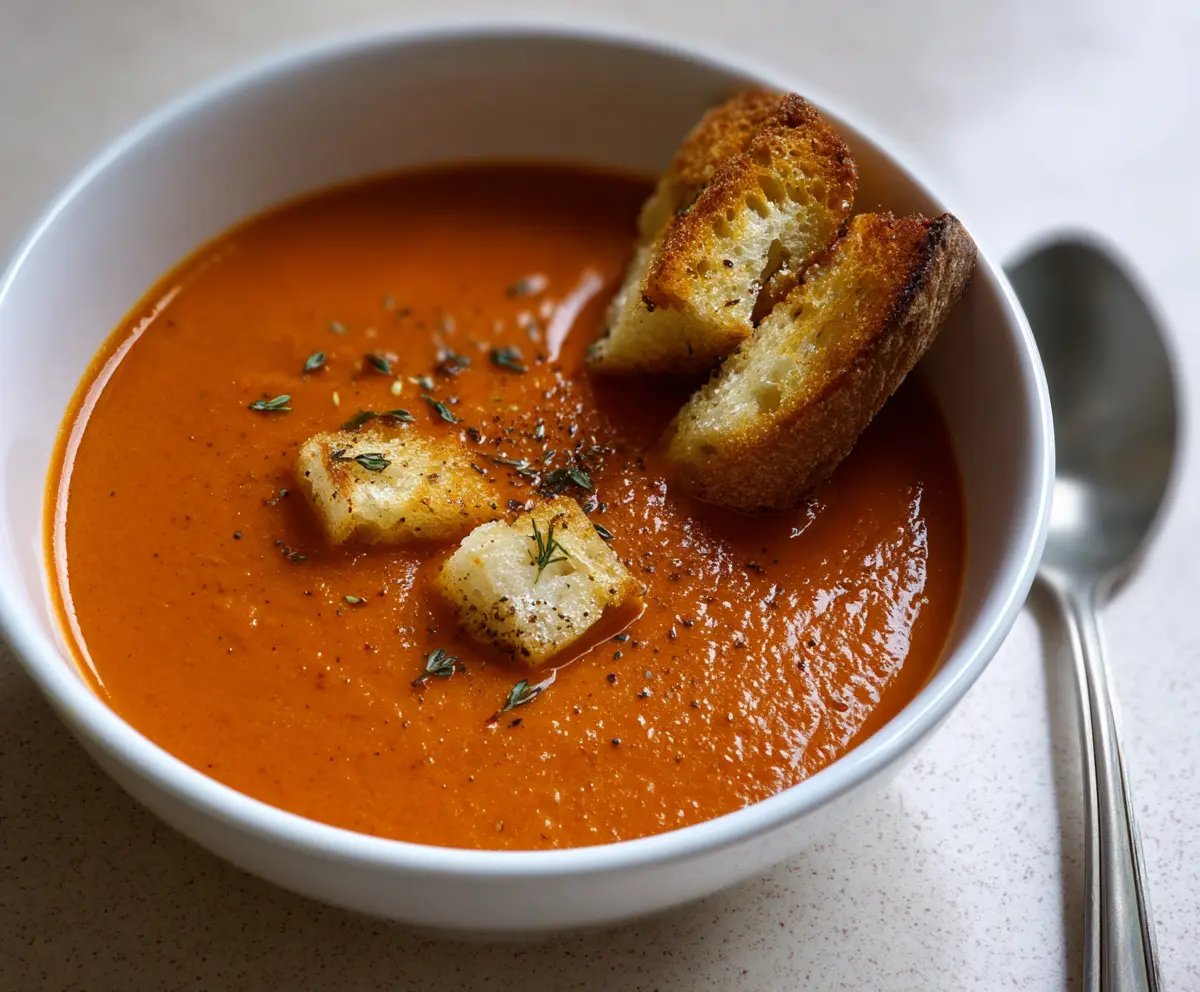 Easy Smooth Tomato Soup Recipe
