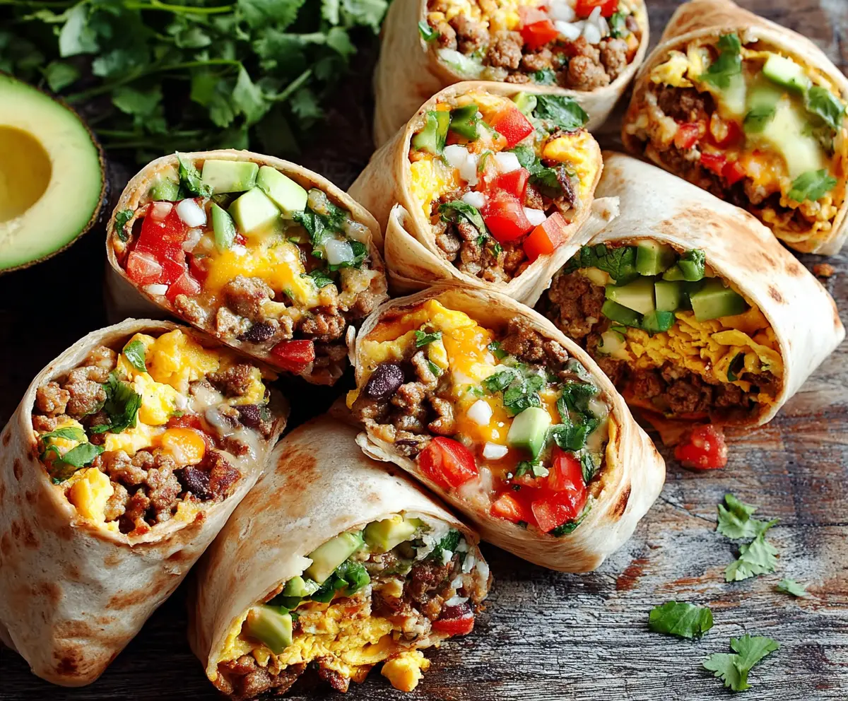 Healthy Breakfast Burritos Recipe