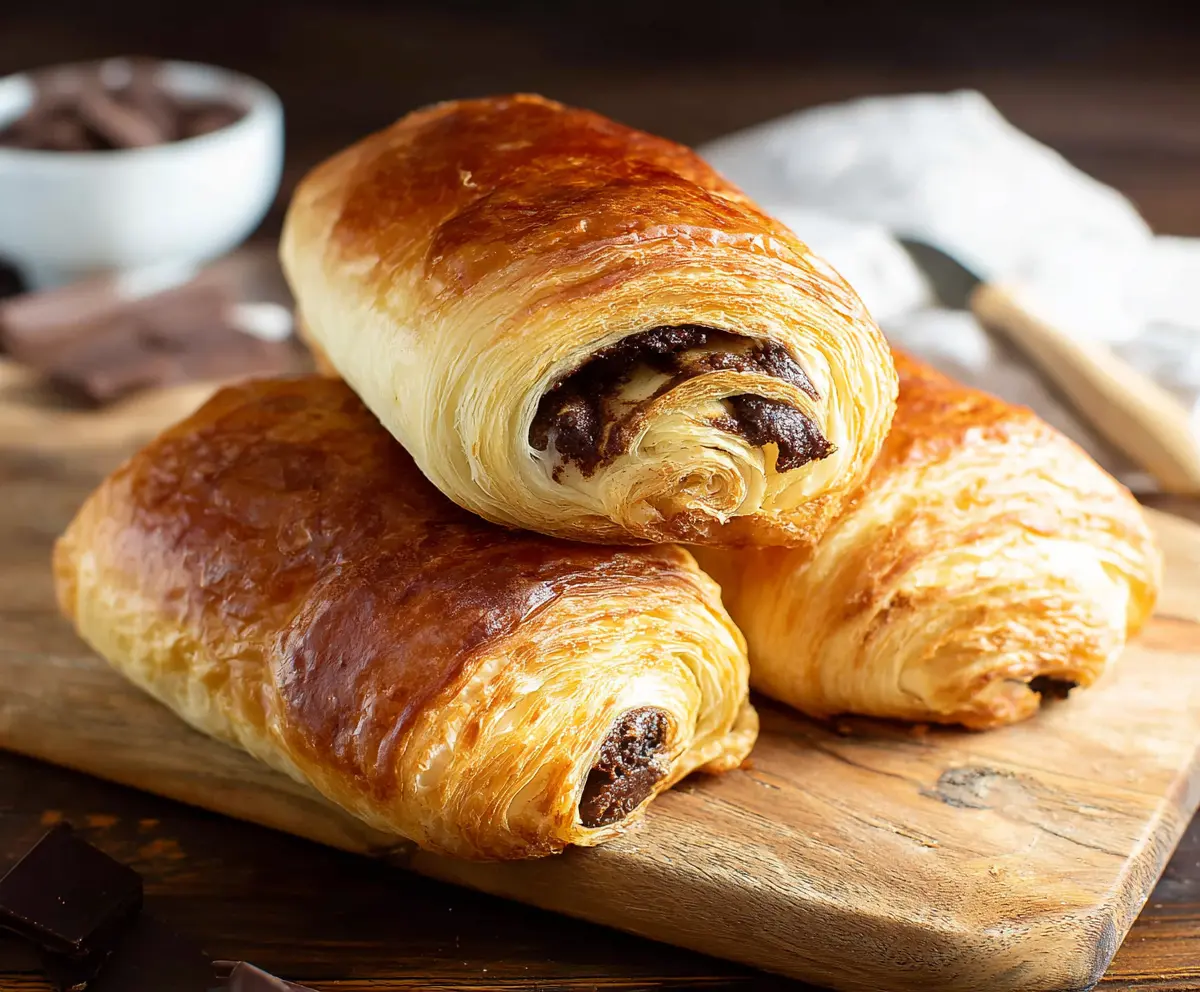 Easy Homemade Chocolate Croissants Recipe