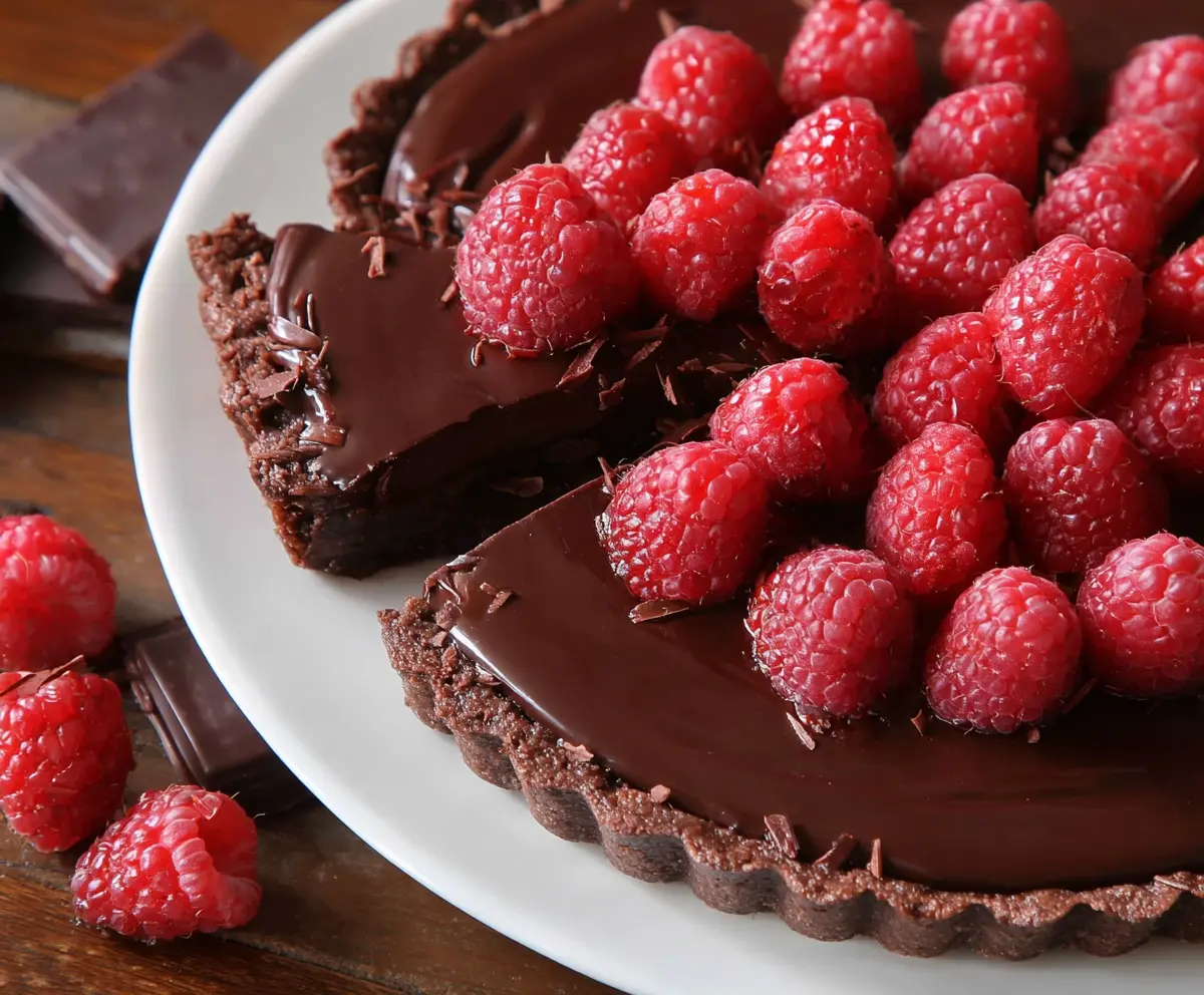 Easy Chocolate Raspberry Tart Recipe