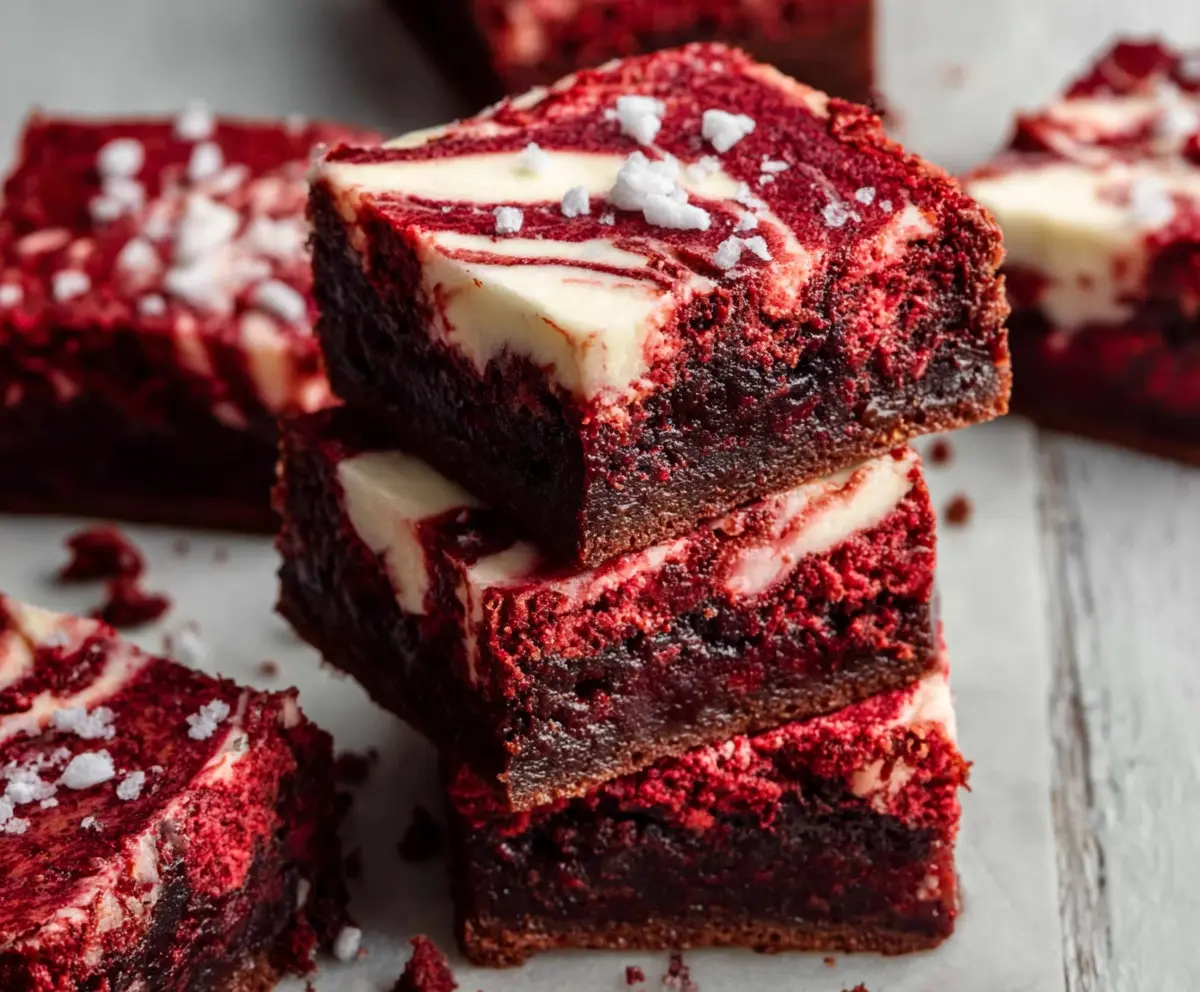 Best Fudgy Red Velvet Brownies